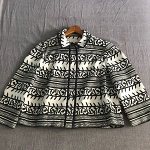 Tory Burch Embroidered Lightweight Jacket